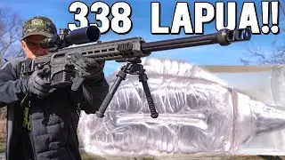 338 LAPUA vs BALLISTICS GEL!!