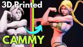 3D Printed CAMMY heading to the Beach | Street Fighter 6
