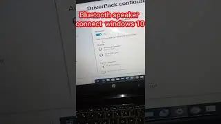 how to connect bluetooth speaker to laptop windows 10 ?? 