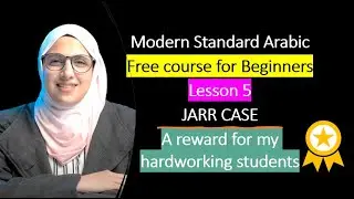 Learn Arabic for free from the early beginning with a tutor\ lesson 5
