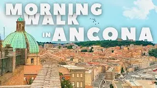 Early Morning Summer Walk in Ancona, Italy [4K, 60fps]
