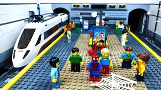 LEGO Spider-Man. Super Hero's Adventure in the Metro - LEGO Cartoon