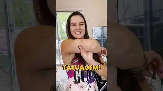 Eu fiz uma tatuagem!😂😭🥹 