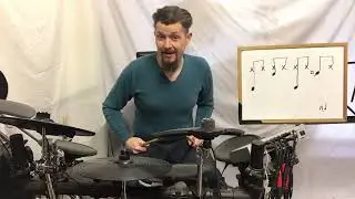 Drags In Grooves - Beginner Drum Lesson - Rudiments