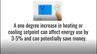 101 Ways To Save - Thermostat Setting