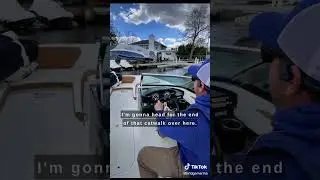 Bridge Marina Boat Docking How-To: 90 Degree Turns #boat #shorts
