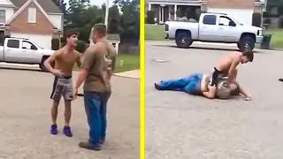 Amateur Cocky Thug Fighters Getting Destroyed