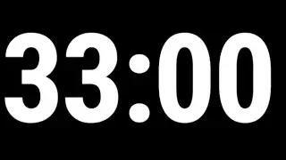 33 Minute Countdown Timer | 33 Minute Timer | 33 Minute Countdown | Alarm Clock | Ambience Sounds