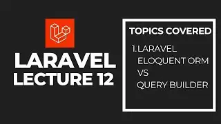 Laravel Eloquent vs Query Builder | One-Liner CRUD Comparison with Simple Code