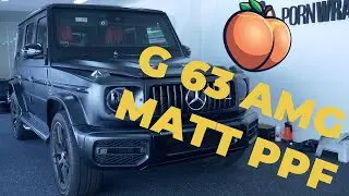 Mercedes G63 AMG MATT PPF wrap | PORN WRAP