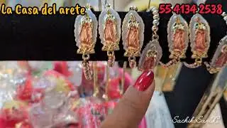 Joyería de Chapa de Oro laminado económica de mayoreo en CDMX | La casa Del Arete