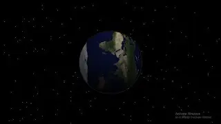 3D Earth 🌍 And Stars Animation Using HTML,CSS and JavaScript