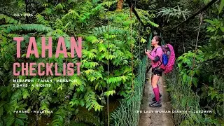 【Hiking Gear】G1 • Gunung Tahan ⛰️5 Days Ultimate Bag Packing Checklist