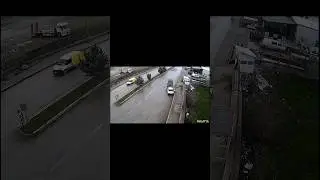 Ters Yönde İlerleyen Araç Kazaya Sebep Oldu ⁉️#crash #shorts #best #viral