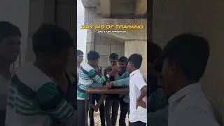 VILLAGE ARM WRESTLING TABLE PRACTICE ( DAY 149 ) #minivlog #armwrestling #armwrestler
