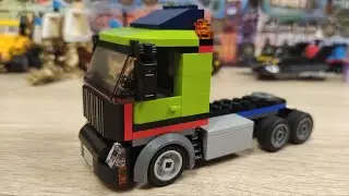 Building a three-axle tractor unit using Lego bricks