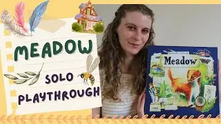 Meadow | Solo playthrough and review! (Campfire variant)