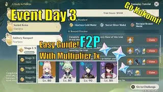 [Event day 3] A Study in Potions Genshin Impact 2.4 | Solitary Rampart | Guide Tips