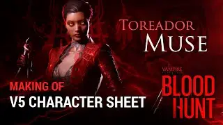 VTM: Bloodhunt Character Sheets with Outstar - Muse Toreador