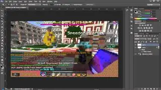 Speed Art Free minecraft stream overlay template