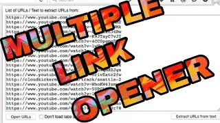 How To Copy And Open Multiple Urls In Google Chrome Browser With One Click 