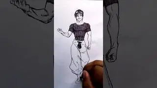 Speed Drawing Stickman Toji 😳 