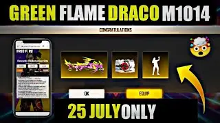 Free Fire Today Redeem Code 25 july - ff Redeem Codes - Draco M1014 Redeem Code Free Fire 25 July