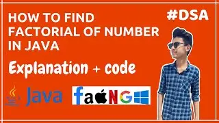 how to find factorial of number in java || recursion example in java