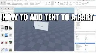 HOW TO ADD TEXT TO A PART 2025 ROBLOX STUDIO TUTORIAL [WORKING]
