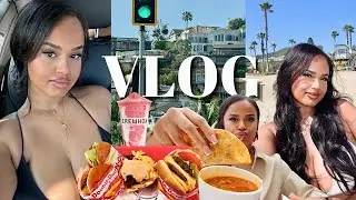 L.A VLOG | HUGE Food Tour *BEST EATS* Street Tacos, Laguna Beach & Malibu, LAS VEGAS!