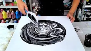 WOW! - Watch These Pearl Colors Appear from Nowhere! - Acrylic Pouring