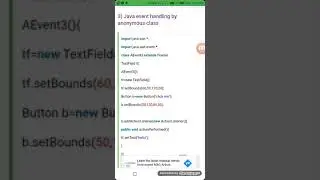 Java Event handling(1)