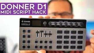 I turned the DONNER D1 drum computer into a melodic sample player using this small script