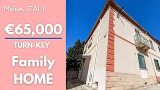 MOVE IN READY FULLY RENOVATED FAMILY HOME in CUTE ITALIAN TOWN with beautiful floorings.  €65K ITALY