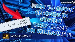 How to show seconds in system tray clock on Windows 11