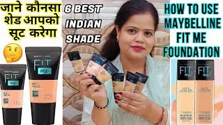 MAYBELLINE Foundation all shades review.