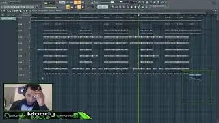 Moody Mula- Making Beats on Fl Studio @12 AM