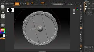 Texturing a Viking Shield in ZBrush