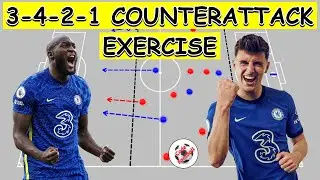 3-4-2-1 counterattack exercise!