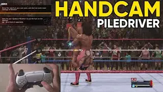 HANDCAM - Now hit your signature piledriver to put the hurt in the warrior! | WWE 2K24