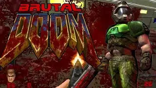 Brutal DOOM-But I suck with M&K #pc #doom #noob