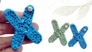 Crochet keychain ideas, crochet letter, ganci rajut terbaru, gantungan kunci rajut huruf