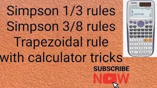 Simpson's rule and Trapezoidal rule