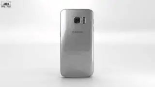 Samsung Galaxy S7 Silver 3D model by 3DModels.org