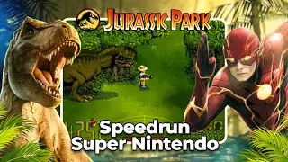 Прохождение Speedrun Jurassic Park (Super Nintendo) - 
