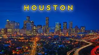 Houston By Night | Drone Footage | DJI Mavic Mini