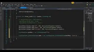 Visual Programming with C# - ListView (Part1)