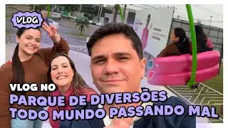 FOMOS PASSAR MAL NO PARQUE DE DIVERSÕES! 🤢🎡| Vlog.