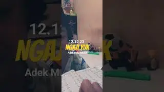 kawan main ny besok lagi ya, adek mau ngaji #anakanak #ngaji #anak