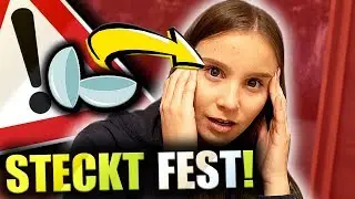 KONTAKTLINSEN im AUGE STECKEN geblieben ! - Celina